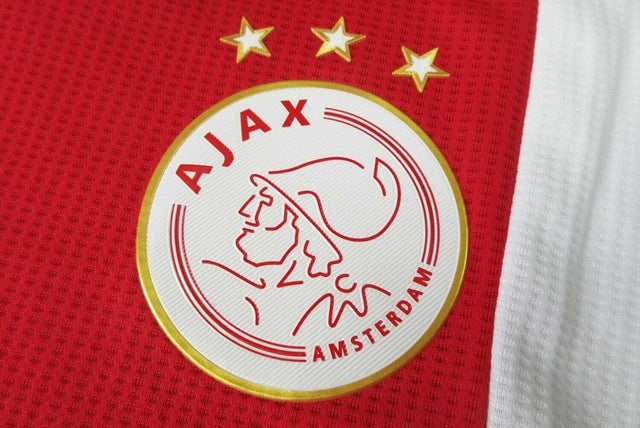 Camisa Ajax I 22/23 Masculino Jogador - Branca e Vermelha