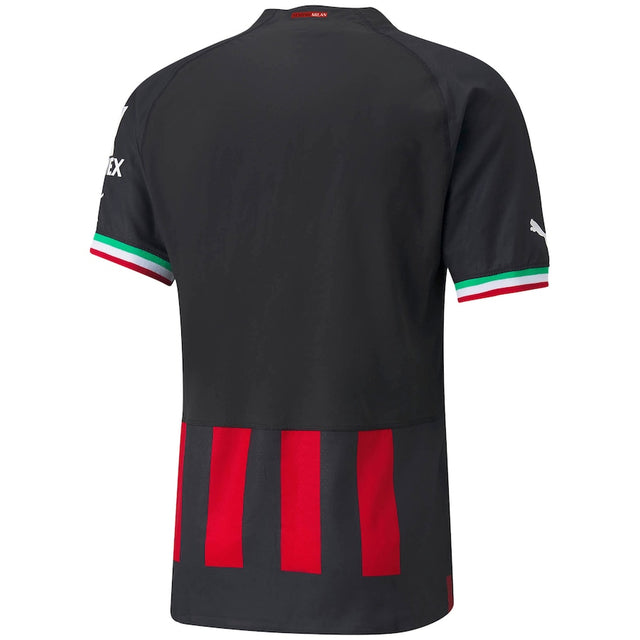 Camisa Milan I 22/23 Preta e Vermelha - Puma