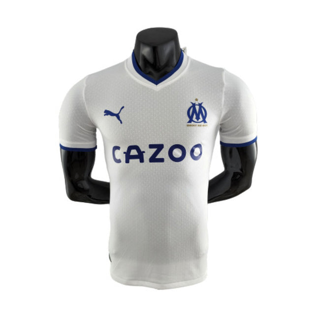 Camisa Olympique de Marseille I 22/23 Masculino Jogador - Branca