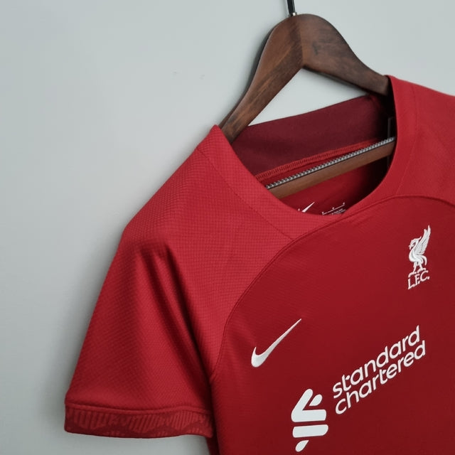 Camisa Liverpool Home 22/23 Torcedor Nike Feminina - Vermelha