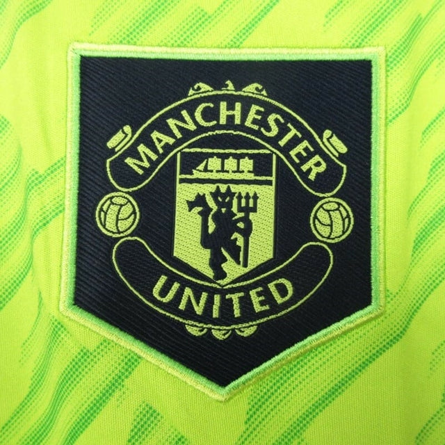 Camisa Manchester United III 22/23 Verde Limão - Adidas