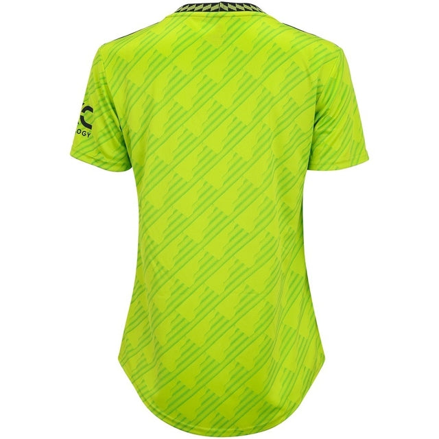 Camisa Manchester United Third 22/23 Torcedor Adidas Feminina - Verde Limão