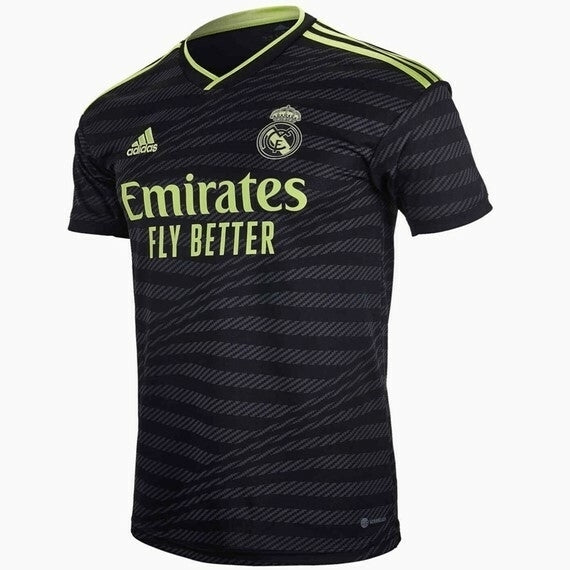 Camisa Real Madrid III 22/23 Preta - Adidas