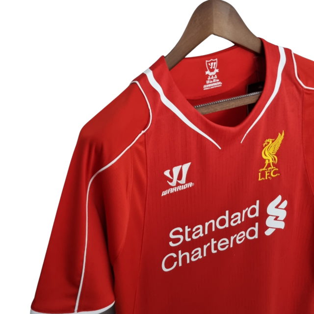 Camisa Liverpool Retrô 2014/2015 Vermelha - Warrior