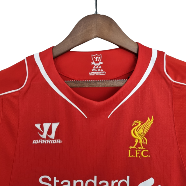 Camisa Liverpool Retrô 2014/2015 Vermelha - Warrior