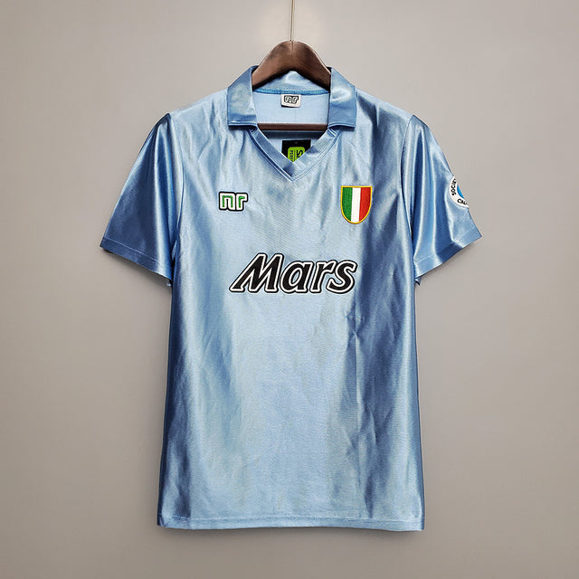 Camisa Napoli Retrô 1990/1991 Azul