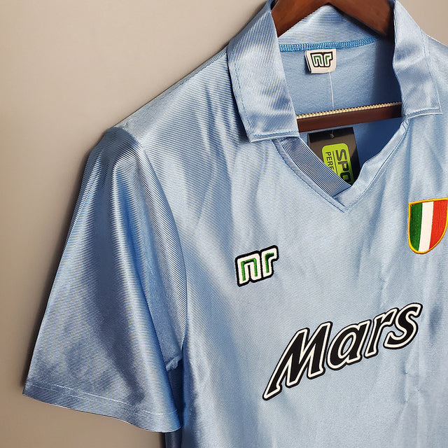 Camisa Napoli Retrô 1990/1991 Azul