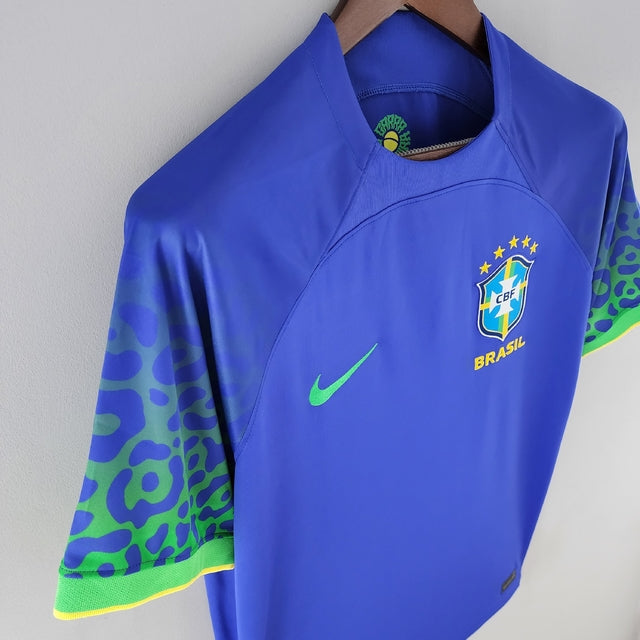 Camisa Seleção Brasileira II 2022 Torcedor Nike Masculina - Azul