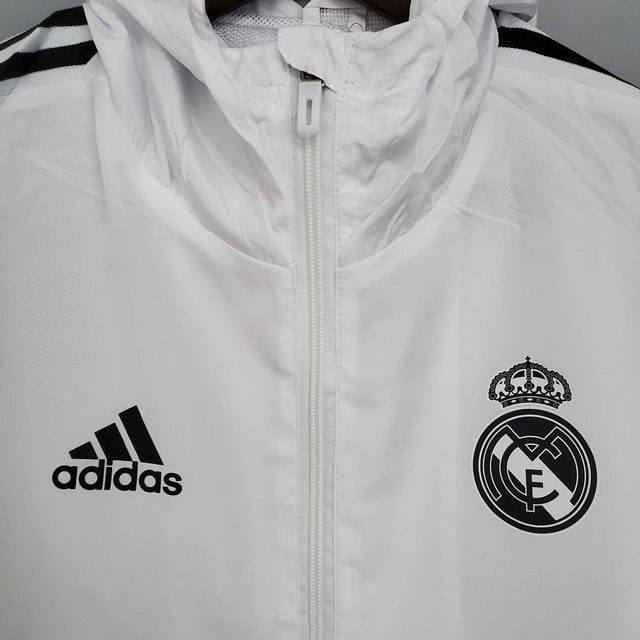 Corta Vento Real Madrid Branco - Adidas