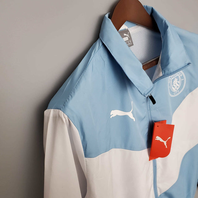 Corta Vento Manchester City Azul e Branco - Puma