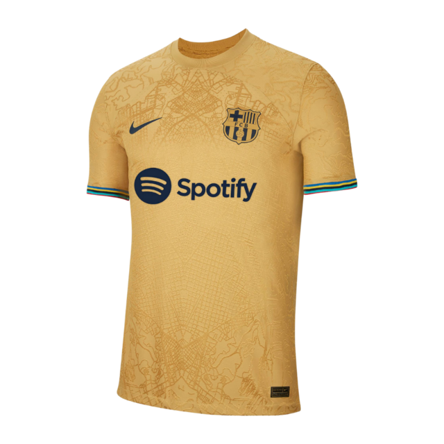 Camisa Barcelona II 22/23 Dourada- Nike