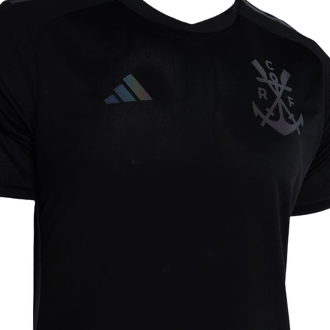 Camisa Flamengo III 23/24 Adidas Masculina - All Black