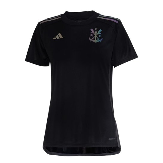 Camisa Flamengo III 23/24 Adidas Feminina - All Black