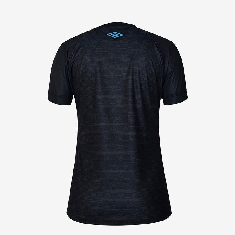 Camisa Grêmio III 23/24 Torcedor Umbro Feminina - Preto e Azul