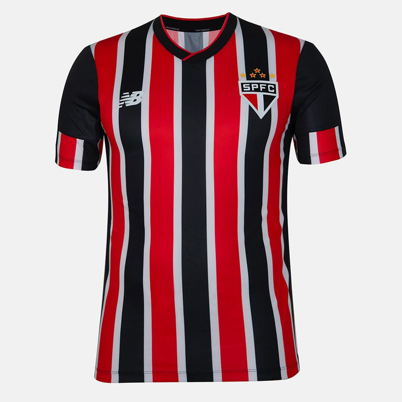 Camisa São Paulo II 24/25 Torcedor New Balance Masculina - Vermelho e Branco