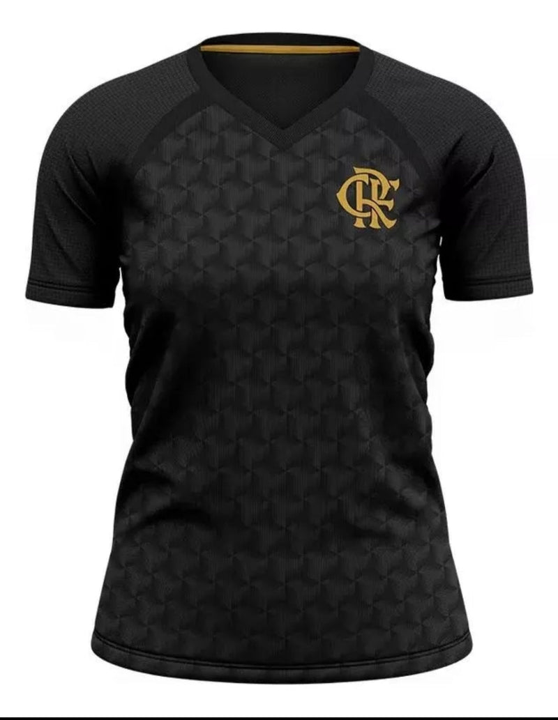 Camisa Flamengo Phase Torcedor Feminino - Preto