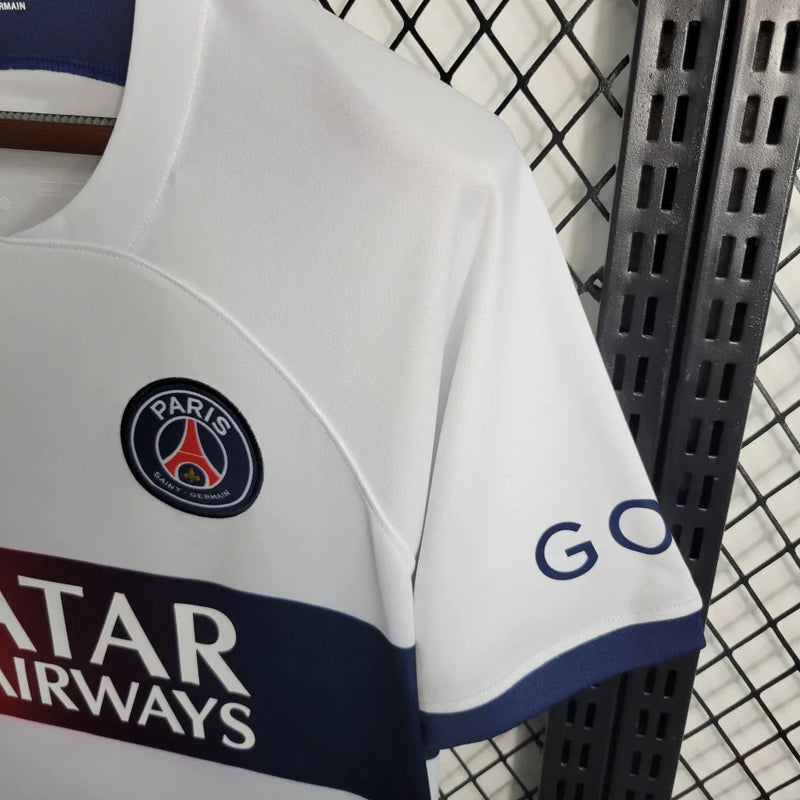 Camisa PSG Away 23/24 Jogador Masculina-Branco