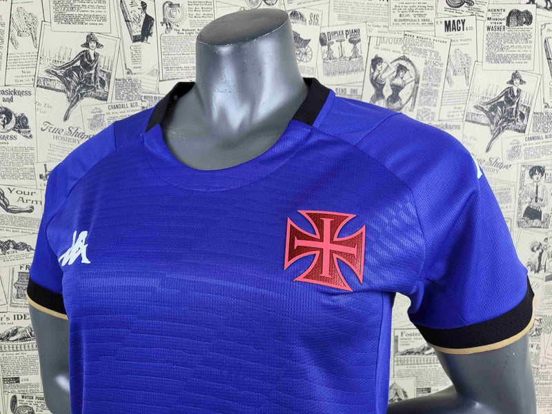 Camisa Kappa Vasco 23/24 Goleiro Feminina - Azul Royal