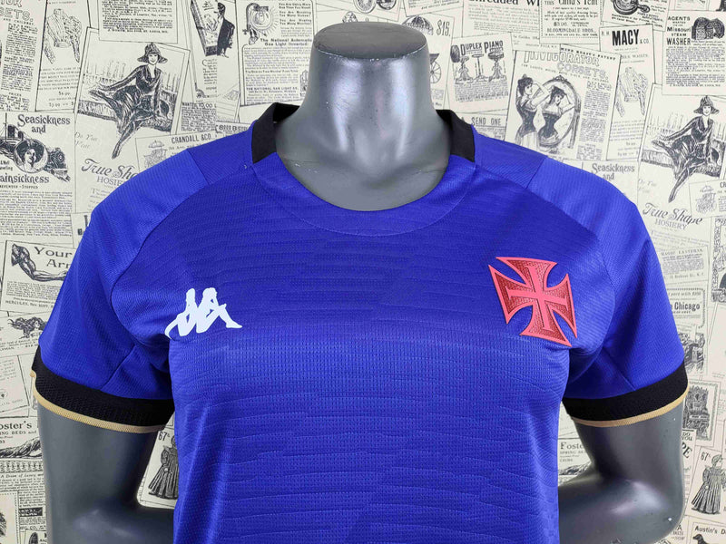 Camisa Kappa Vasco 23/24 Goleiro Feminina - Azul Royal