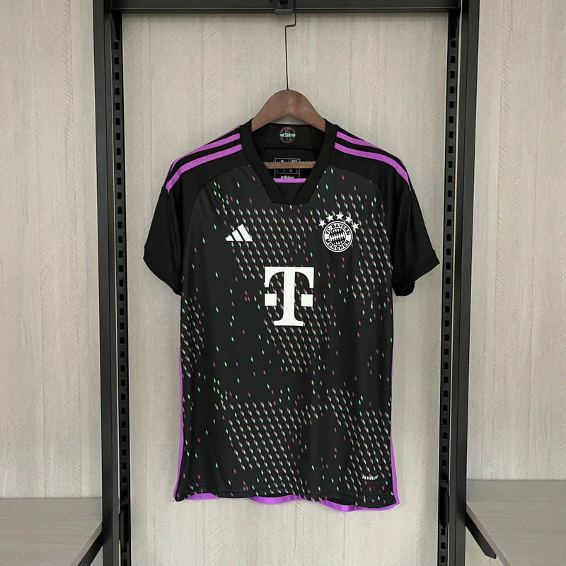 Camisa Bayern de Munich Away 23/24 Adidas Torcedor Masculina- Preto