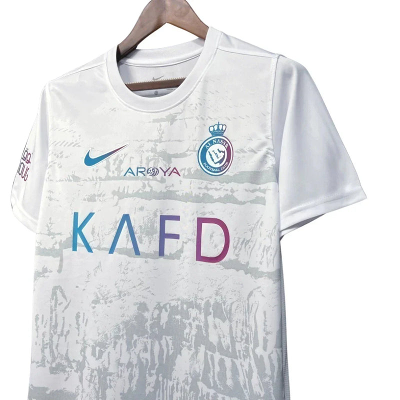 Camisa Al Nassr Third 23/24 Torcedor Masculina - Branco