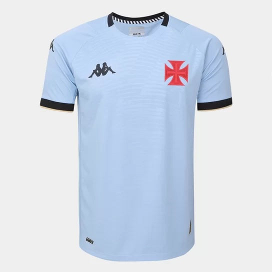 Camisa Kappa Vasco 23/24 Goleiro Masculino - Azul Celeste