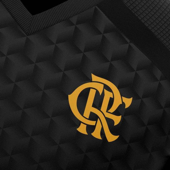 Camisa Flamengo Phase Torcedor Feminino - Preto