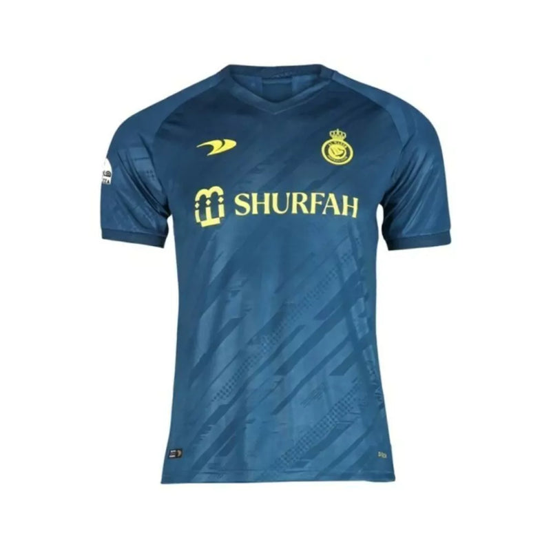 Camisa Al Nassr Away 23/24 Torcedor Masculina -Azul