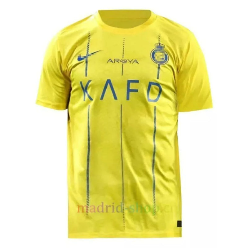 Camisa Al Nassr Home 23/24 Torcedor Masculina - Amarelo